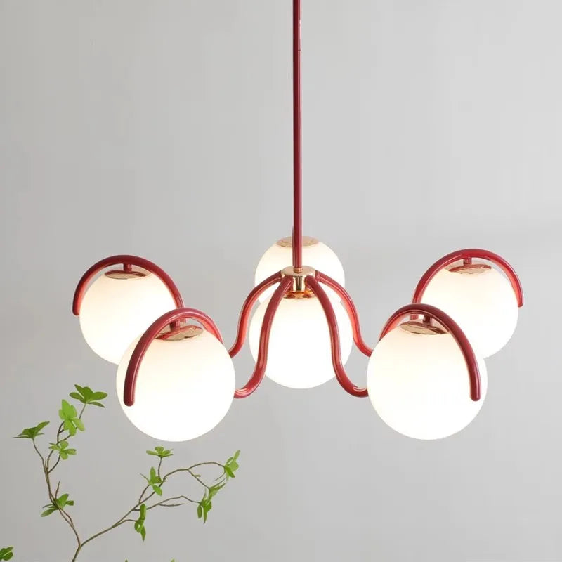Colette 6-Globe Glass Pendant Light