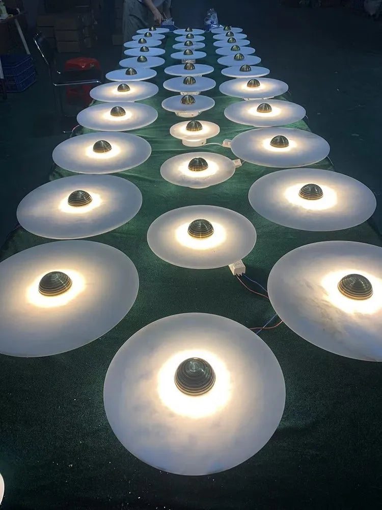 Circle Marble LED Wall Light