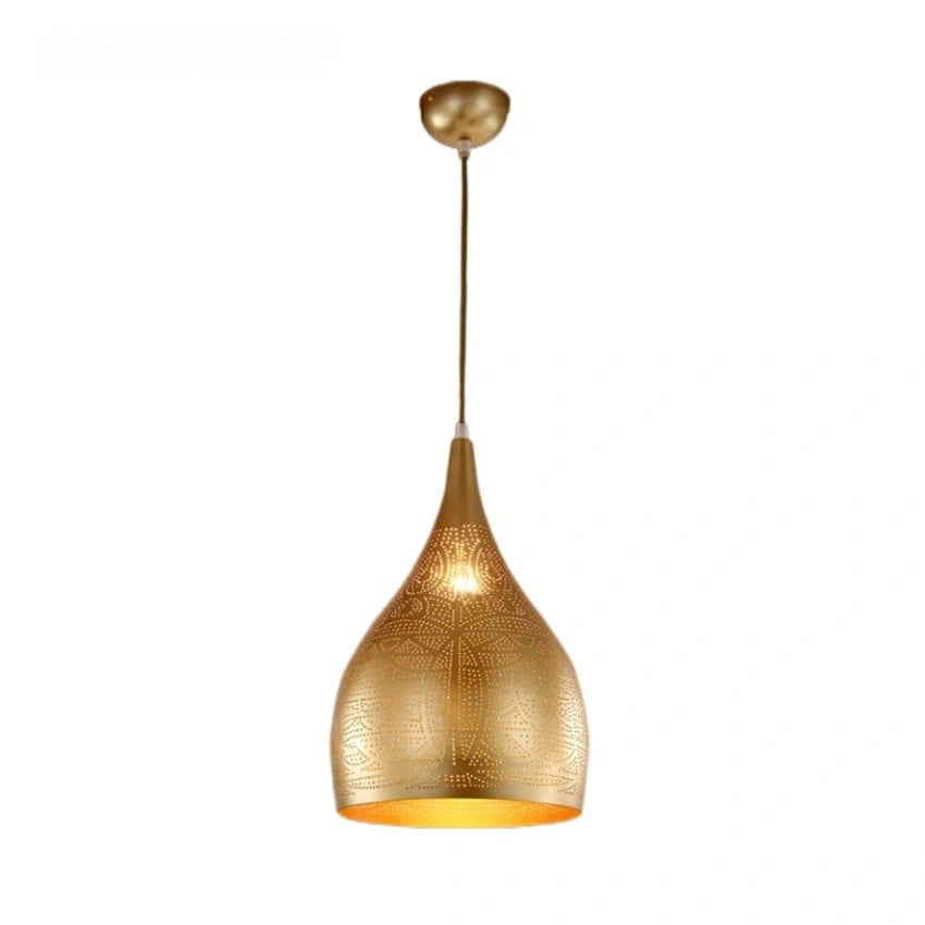 Marrakesh Perforated Metal Pendant Light