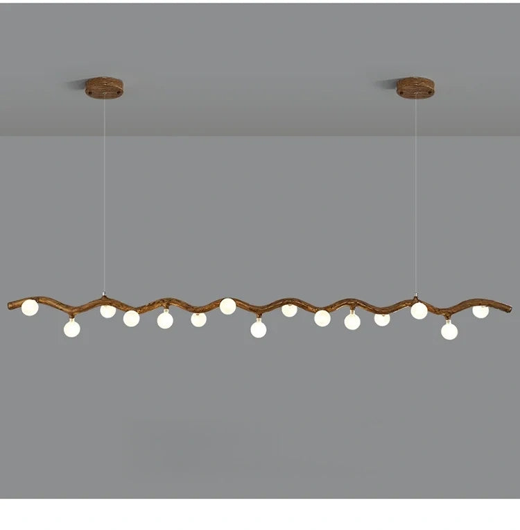 Sylvia Rustic Tree Branch Chandelier, Dimmable