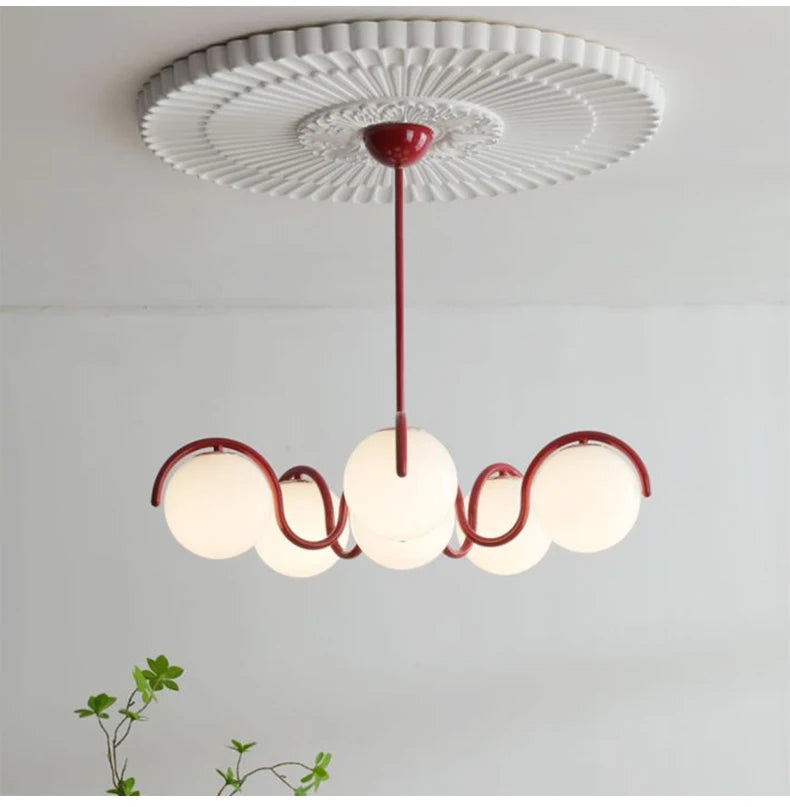 Colette 6-Globe Glass Pendant Light
