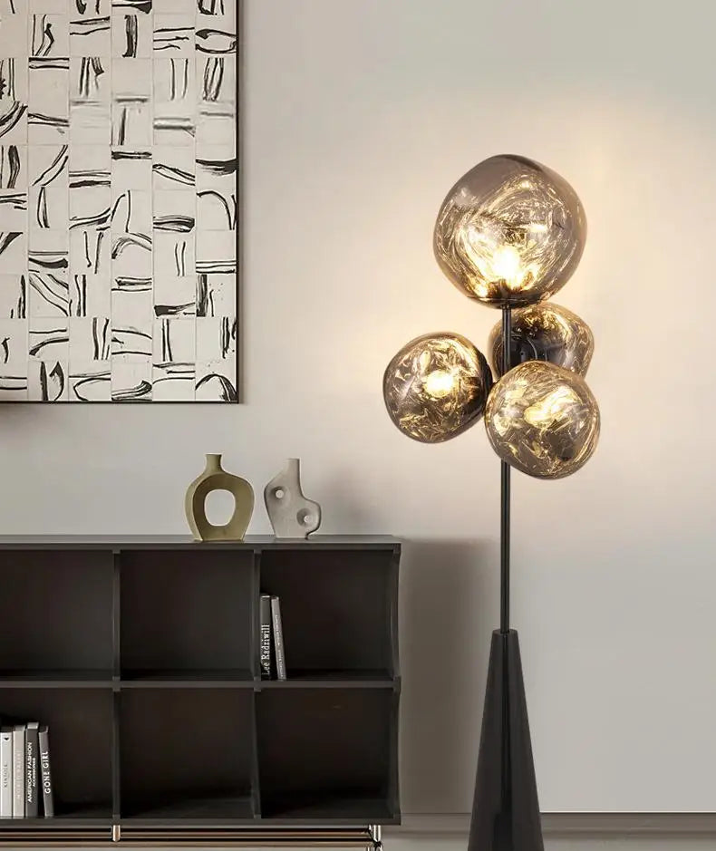 Tambora Lava Floor Lamp, Bulb Version