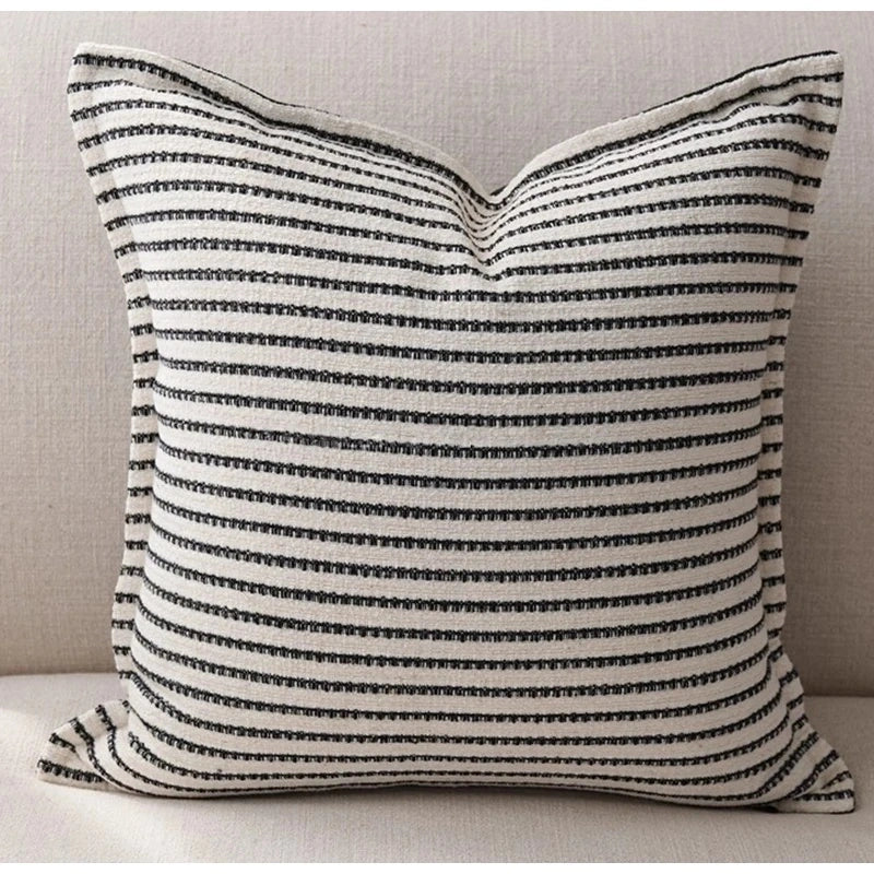 Polka Dot Patchwork Lumbar Pillow Case