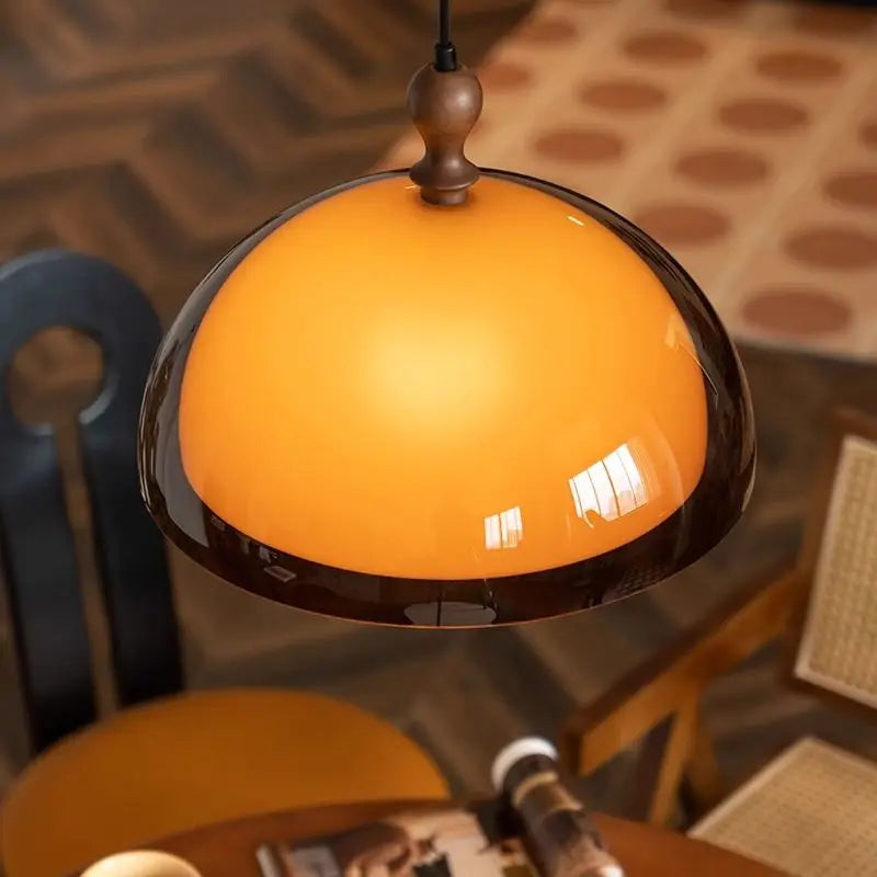 Soren Brown Glass Pendant Light