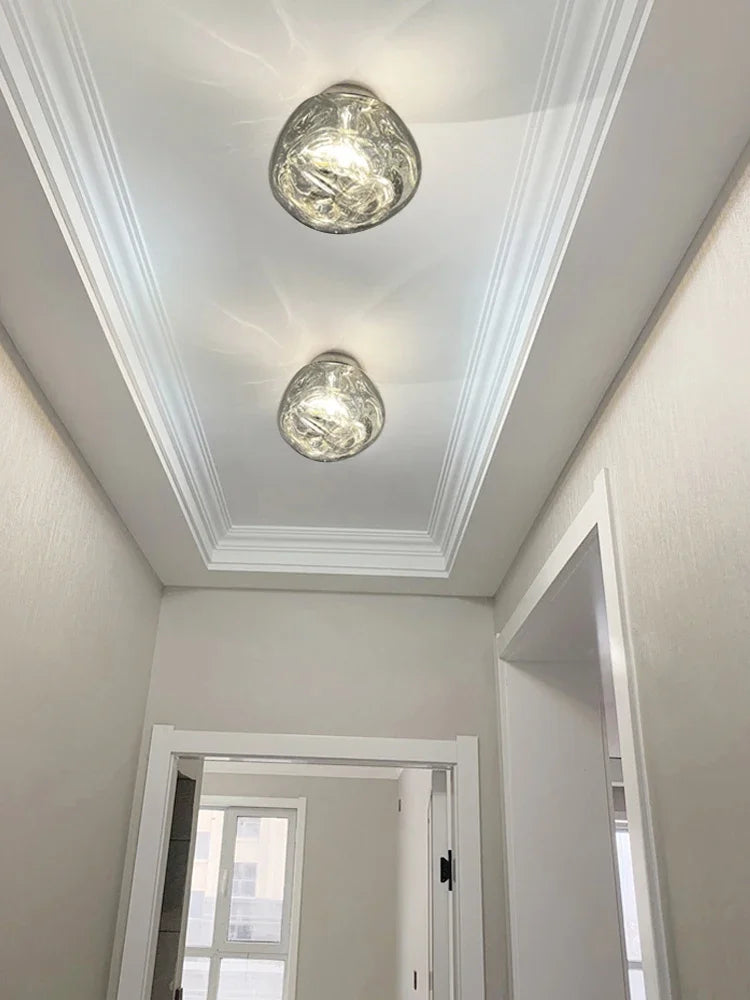 Tambora Lava Wall Sconce, Bulb Version