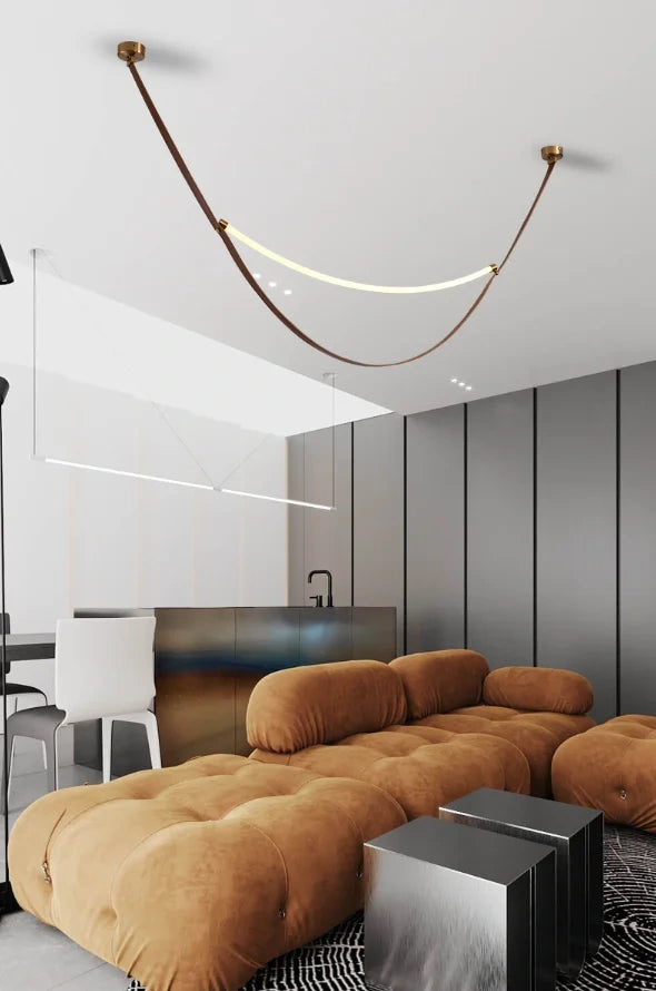 Vero Leather LED Chandelier