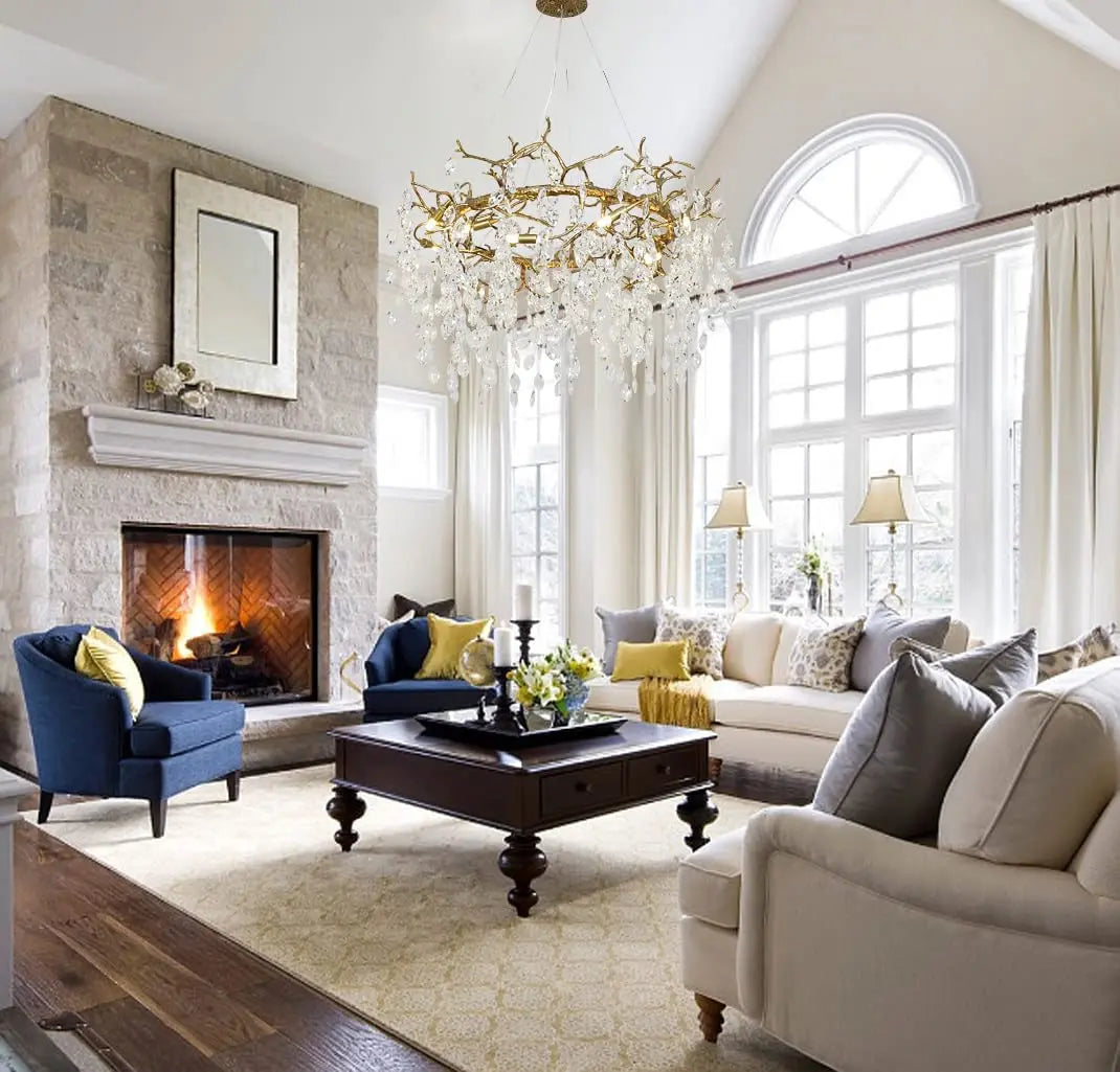 Sylvia Branch Crystal Chandelier