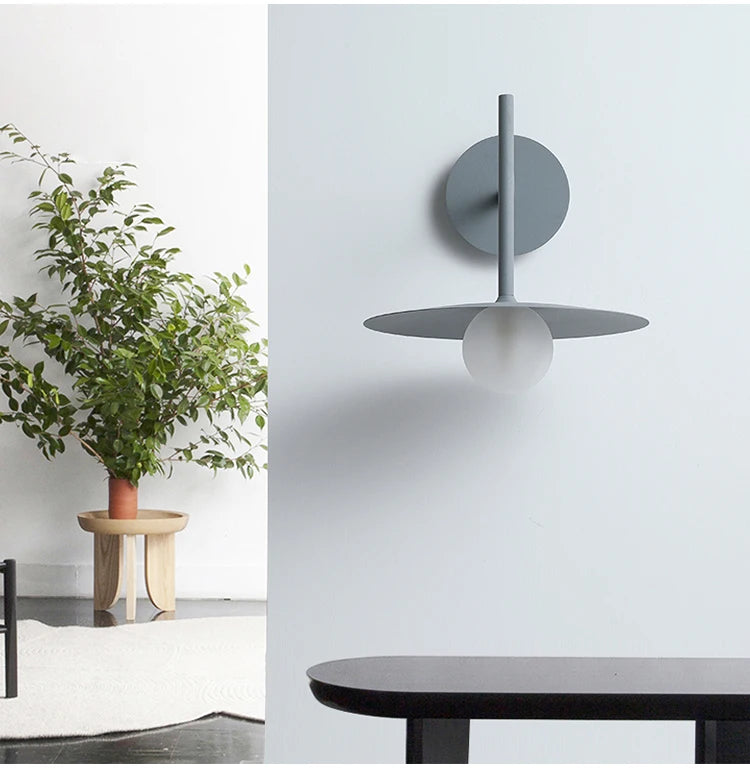 Nolan Minimalist Metal Wall Sconce