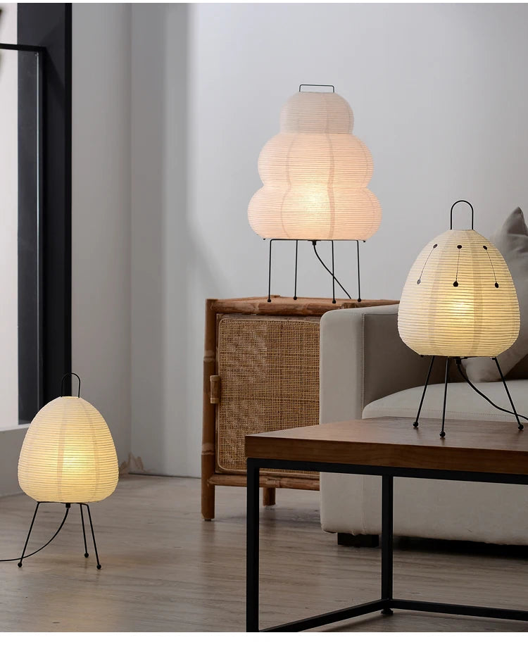 Nomi Rice Paper Floor Lamp Collection