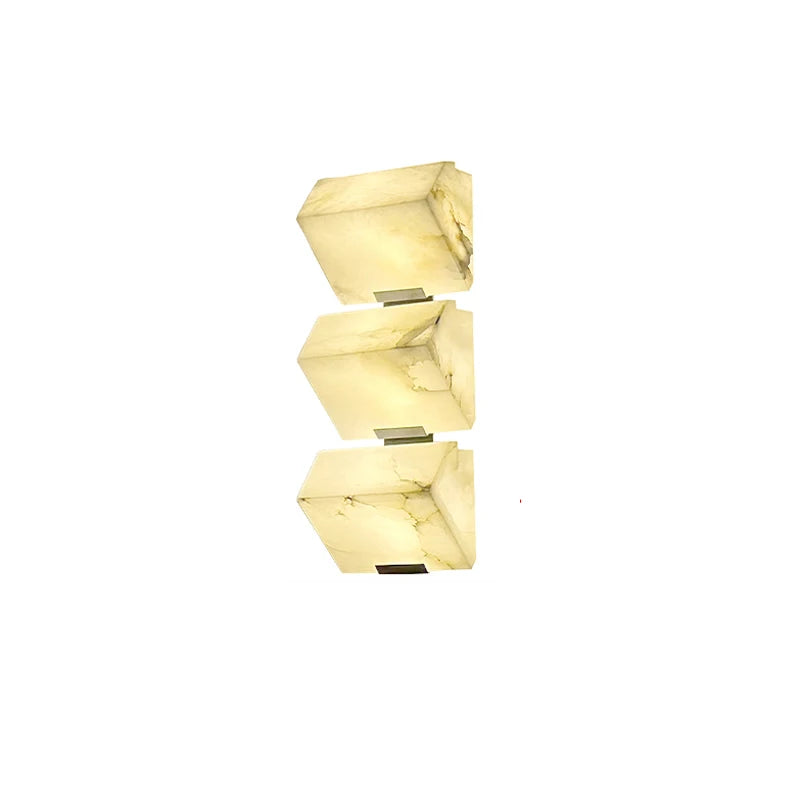 Outdoor Alabaster LED Wall Sconce, Waterproof