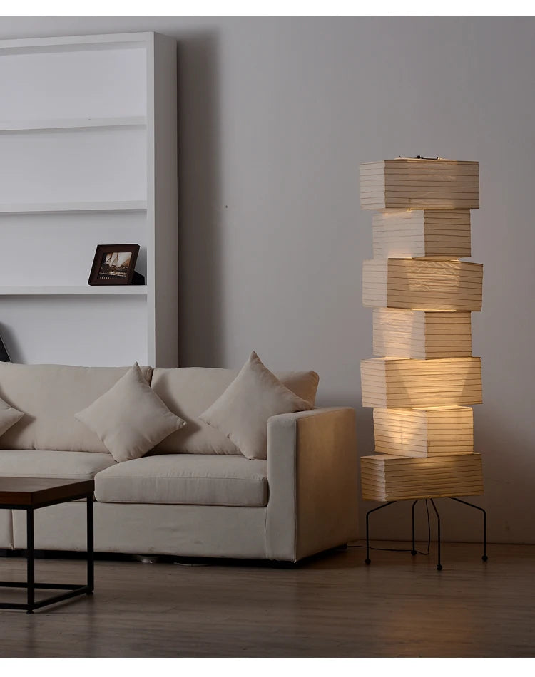 Nomi Rice Paper Floor Lamp Collection