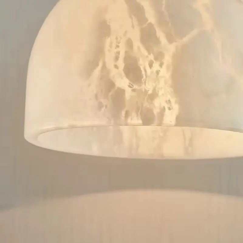 Luna Dome Alabaster Pendant Light