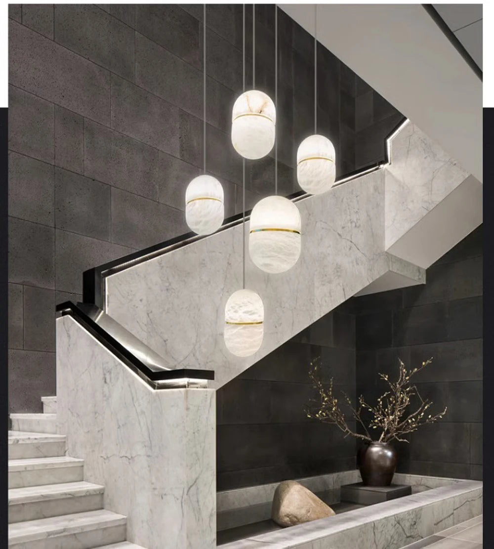 Atelier Alabaster Pendant Light Collection
