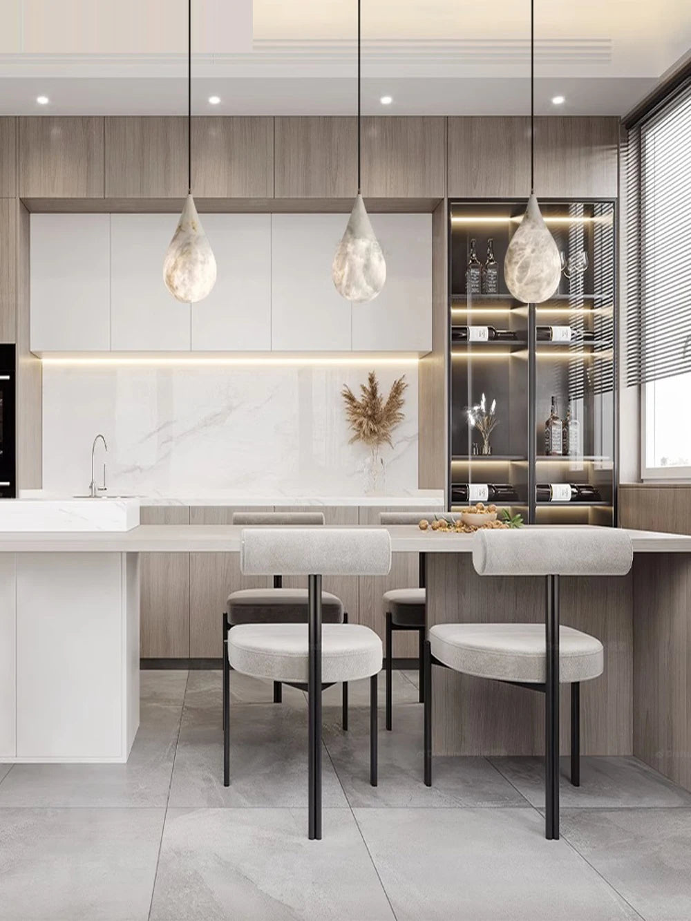 Atelier Alabaster Pendant Light Collection