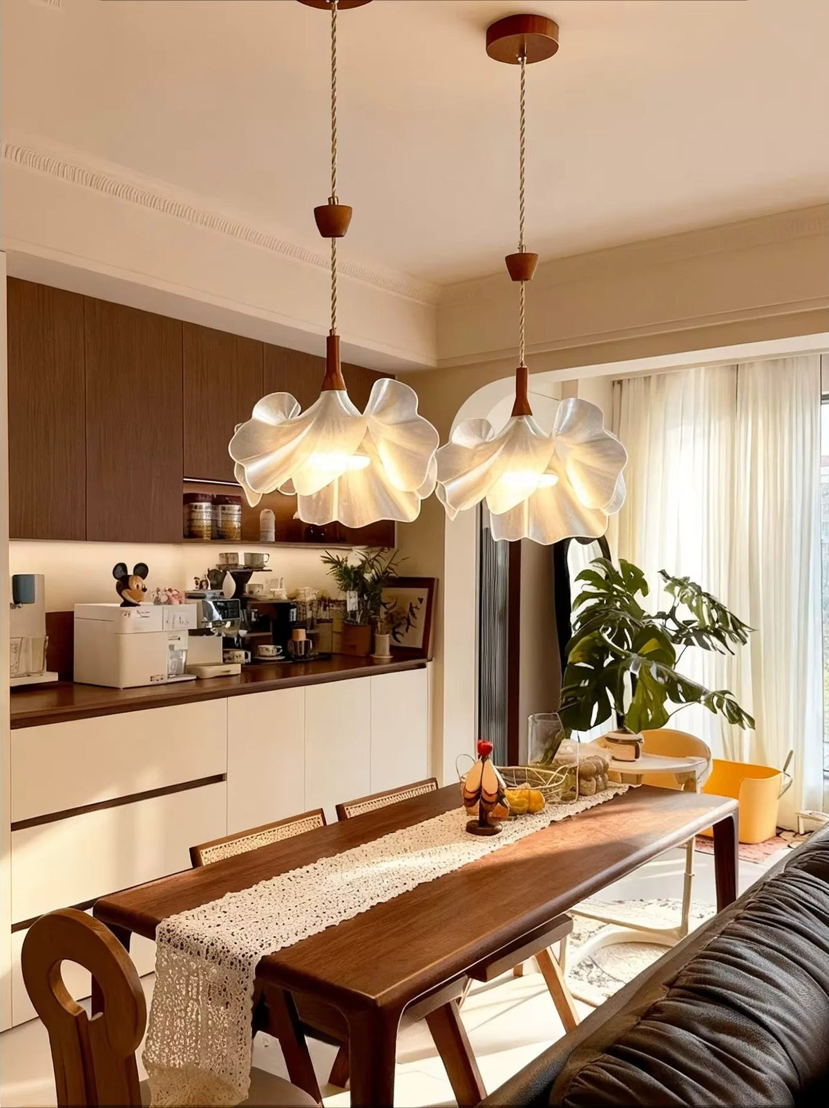 Evania Floral Pendant Light