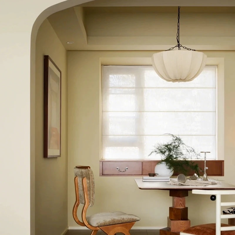 Aurelie Pleated Fabric Pendant Light