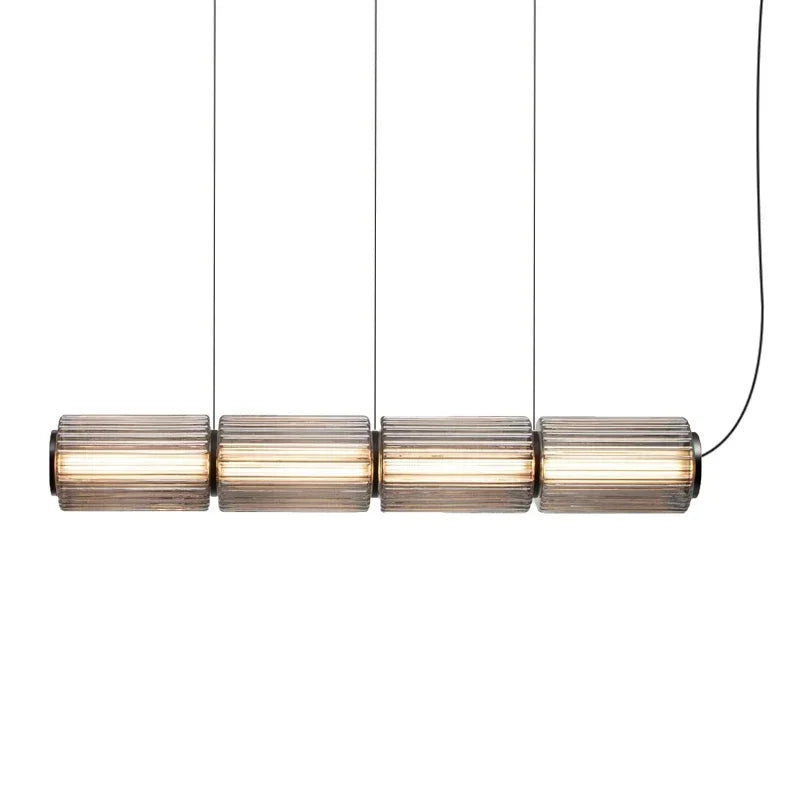 Mallory Column Glass Vertical Pendant Light