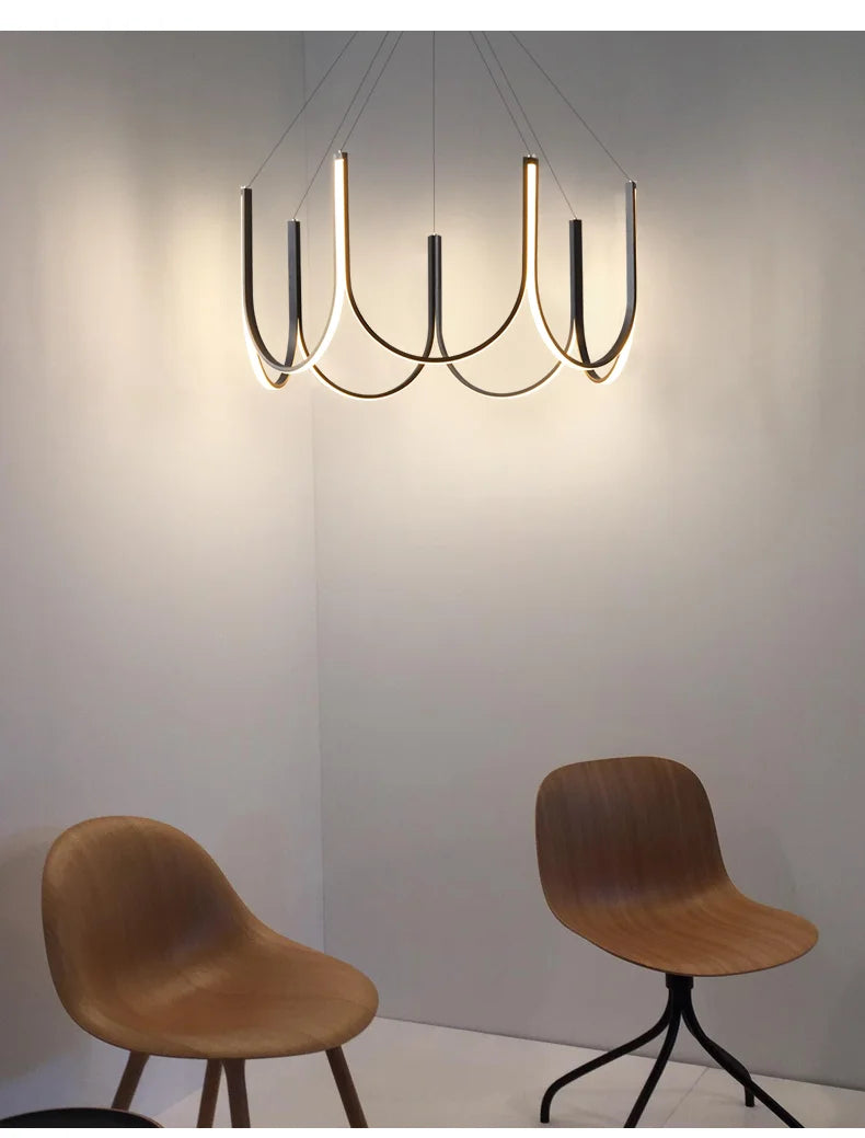 Modern U-Shape LED Pendant Light