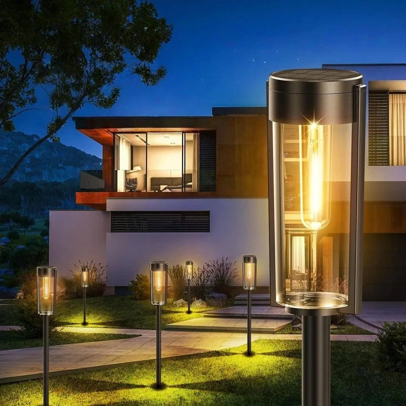 Timeless LED Filament Solar Path Lights