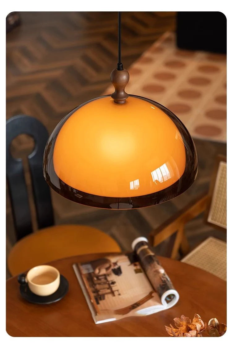 Soren Brown Glass Pendant Light