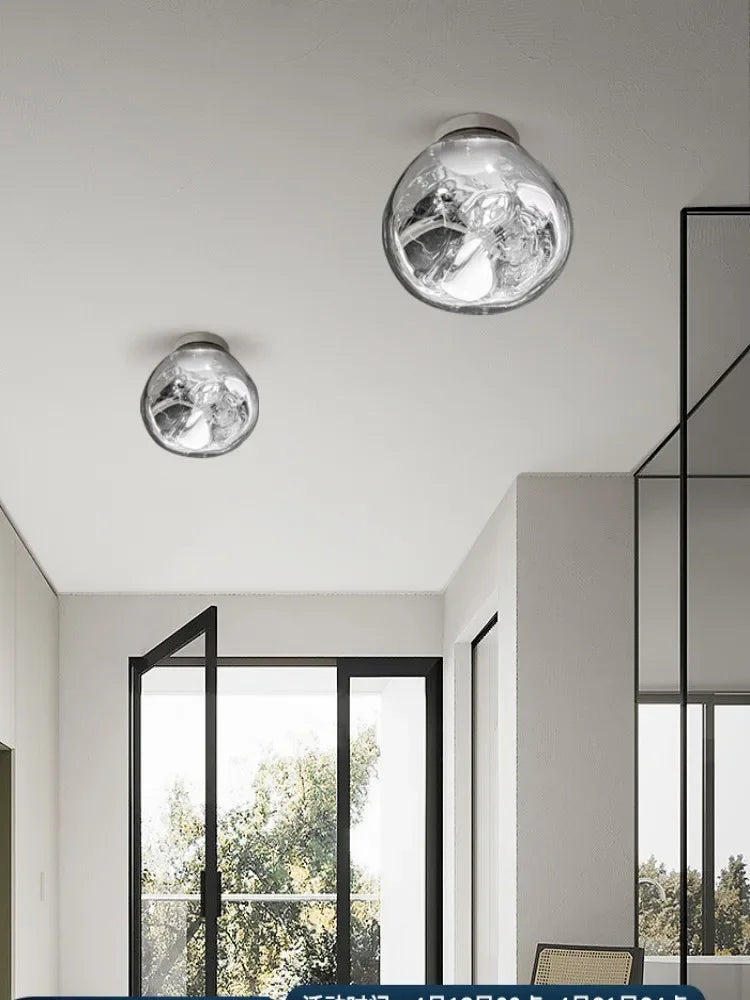 Tambora Lava Wall Sconce, Bulb Version