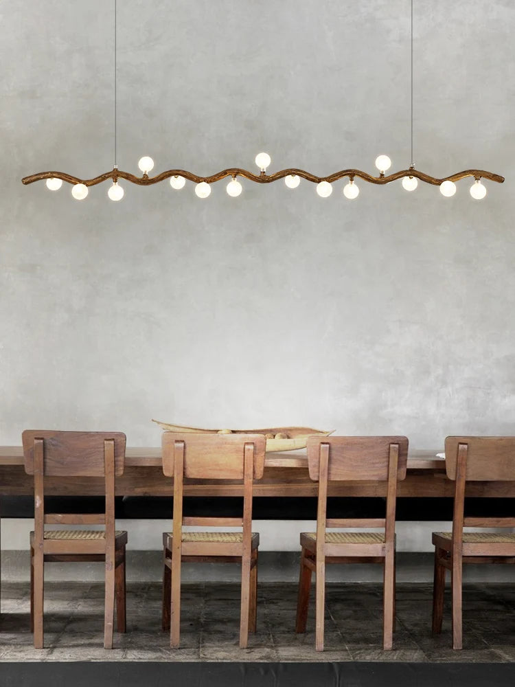 Sylvia Rustic Tree Branch Chandelier, Dimmable