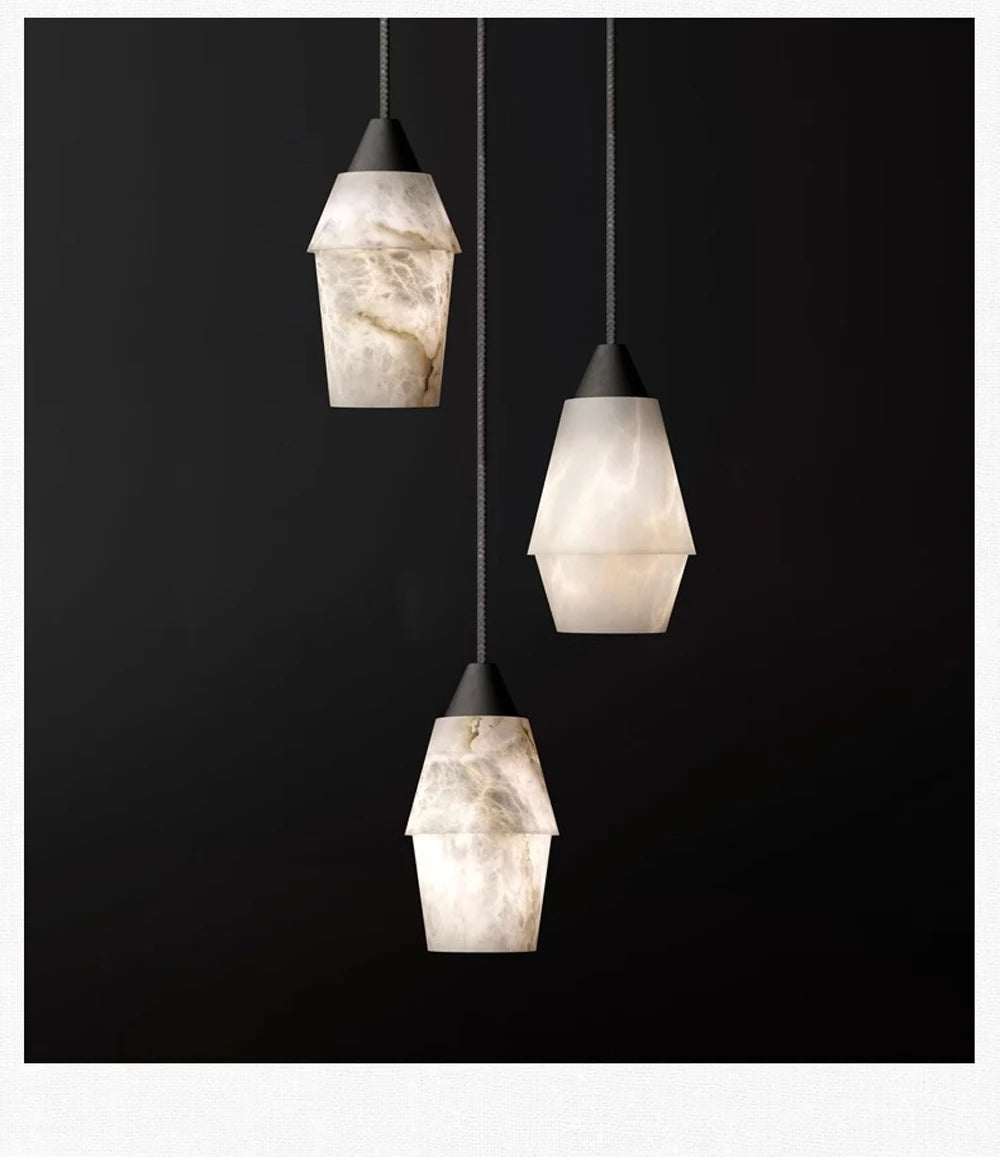 Atelier Alabaster Pendant Light Collection