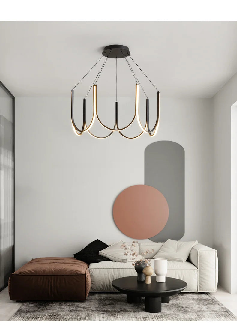 Modern U-Shape LED Pendant Light