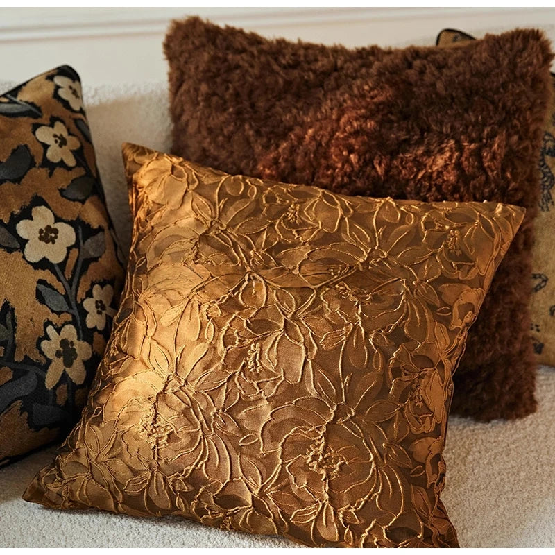 Antique Tibetan Tiger Motifs Decorative Pillow case