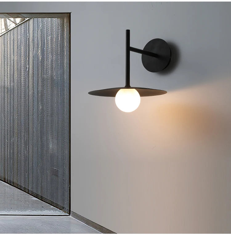 Nolan Minimalist Metal Wall Sconce