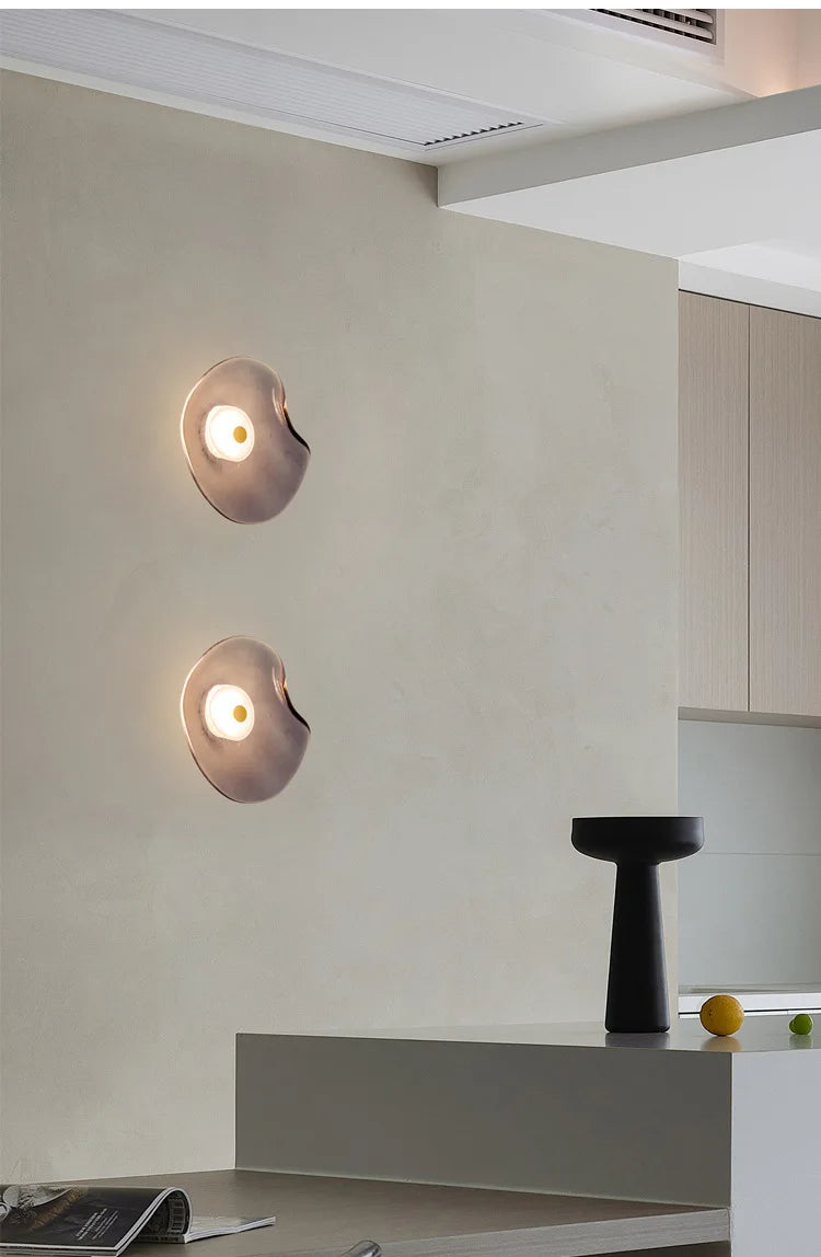 Liora Irregular Glass Wall Sconce