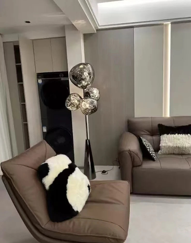 Tambora Lava Floor Lamp, Bulb Version