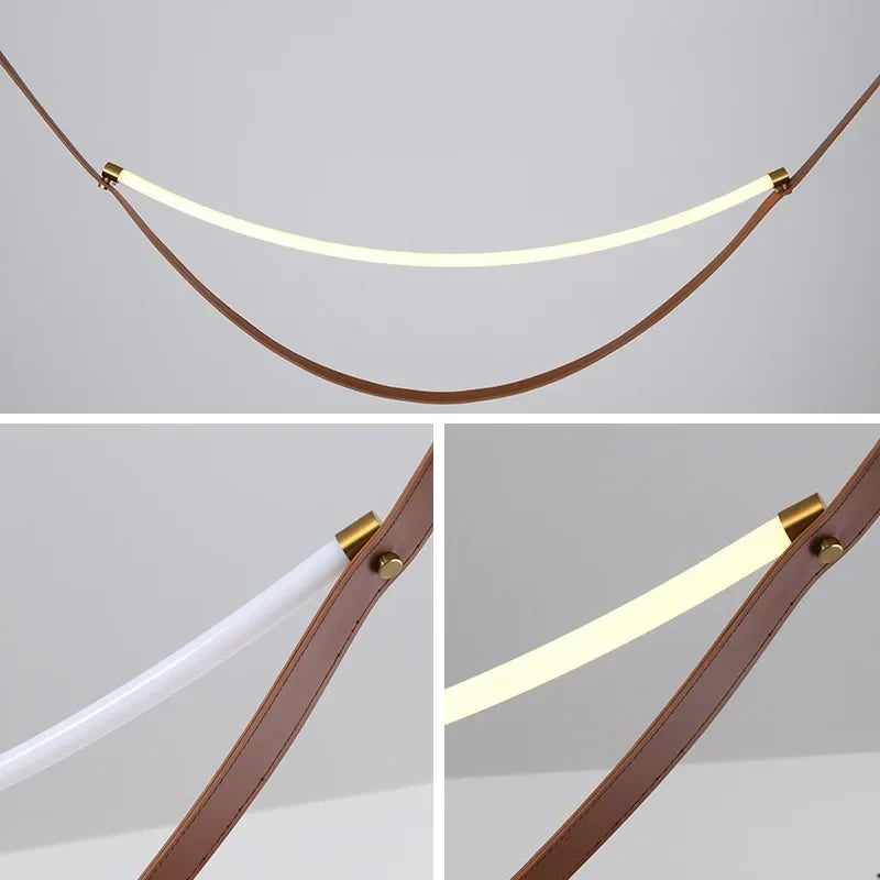 Vero Leather LED Chandelier