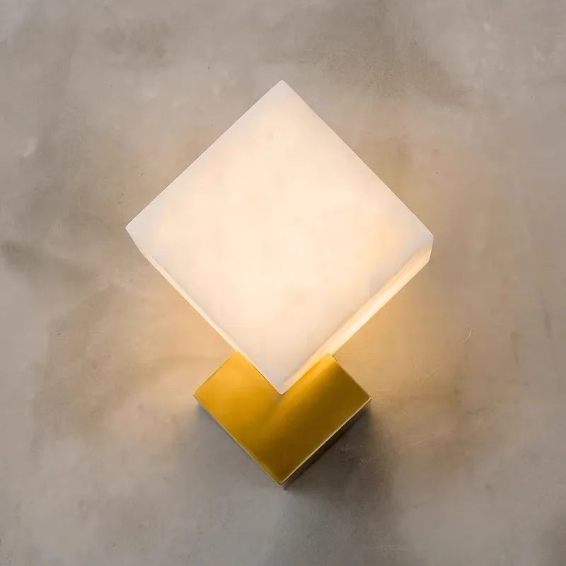 Daphne Laurel Alabaster Wall Sconce