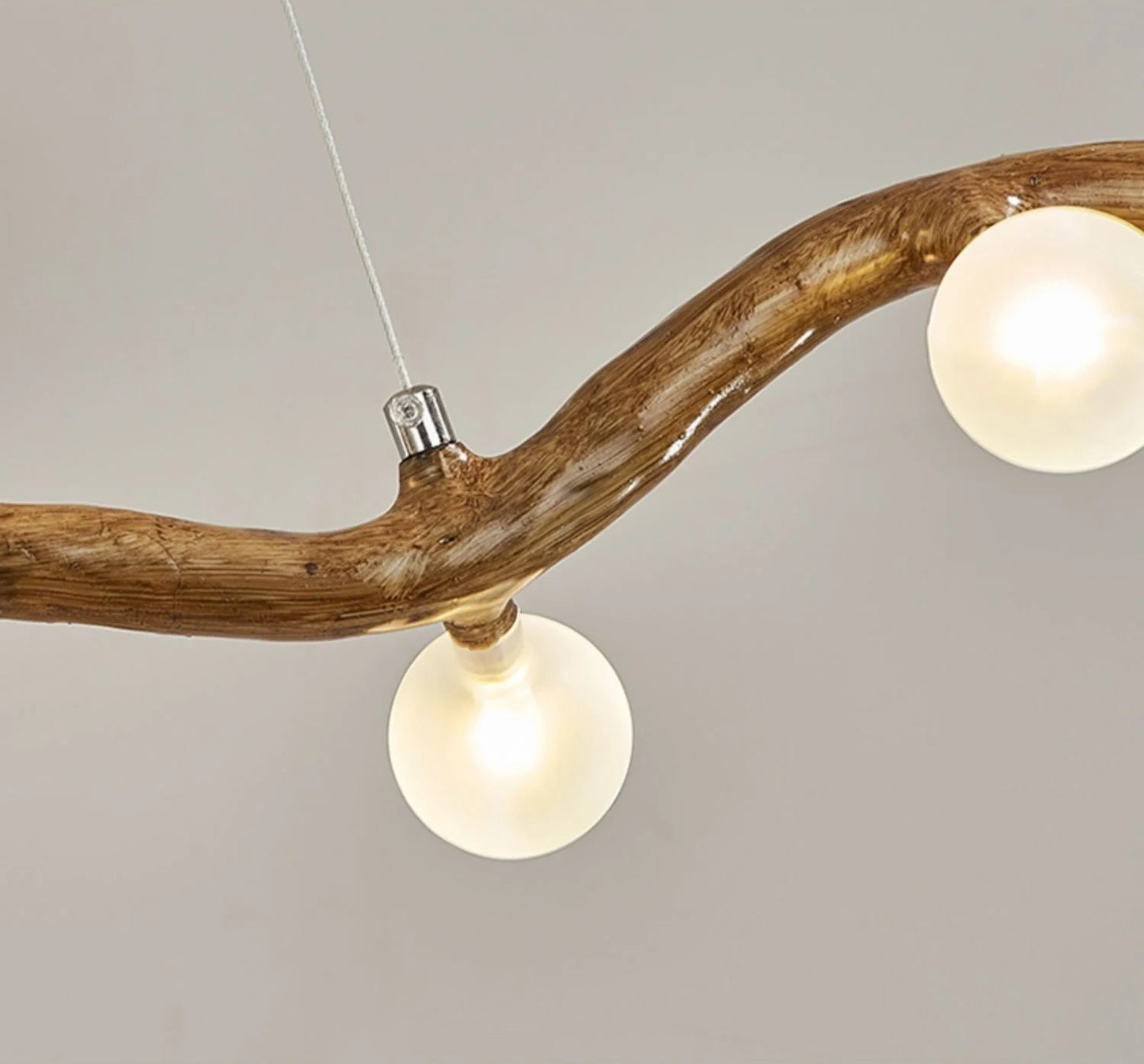 Sylvia Rustic Tree Branch Chandelier, Dimmable