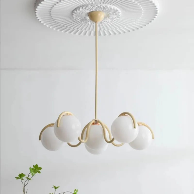 Colette 6-Globe Glass Pendant Light