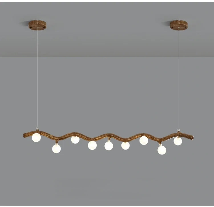 Sylvia Rustic Tree Branch Chandelier, Dimmable