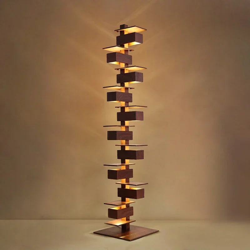 Atelier Tower Staggered Shelf Floor Lamp