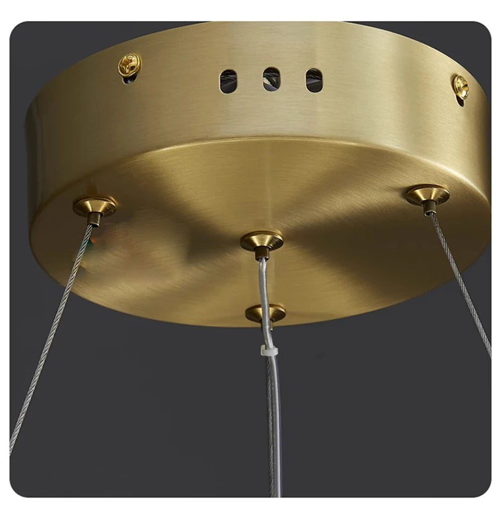 Mallory Multi-Tier Panels Alabaster Chandelier