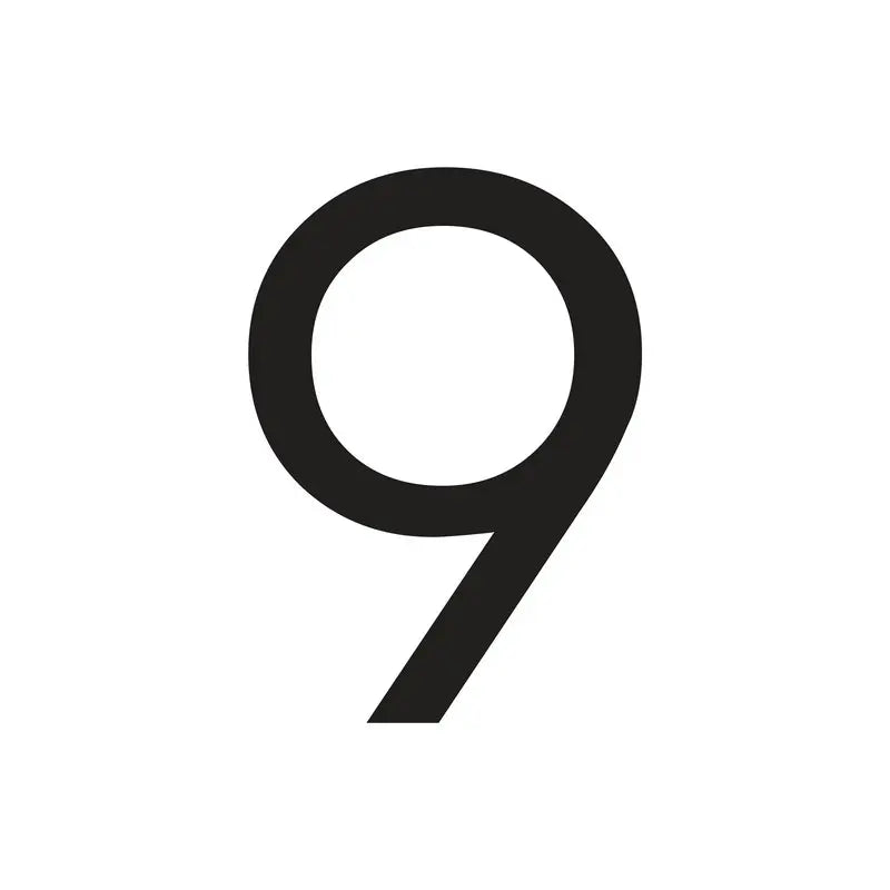 Modern Residential LED House Number Light, Outdoor & Waterproof