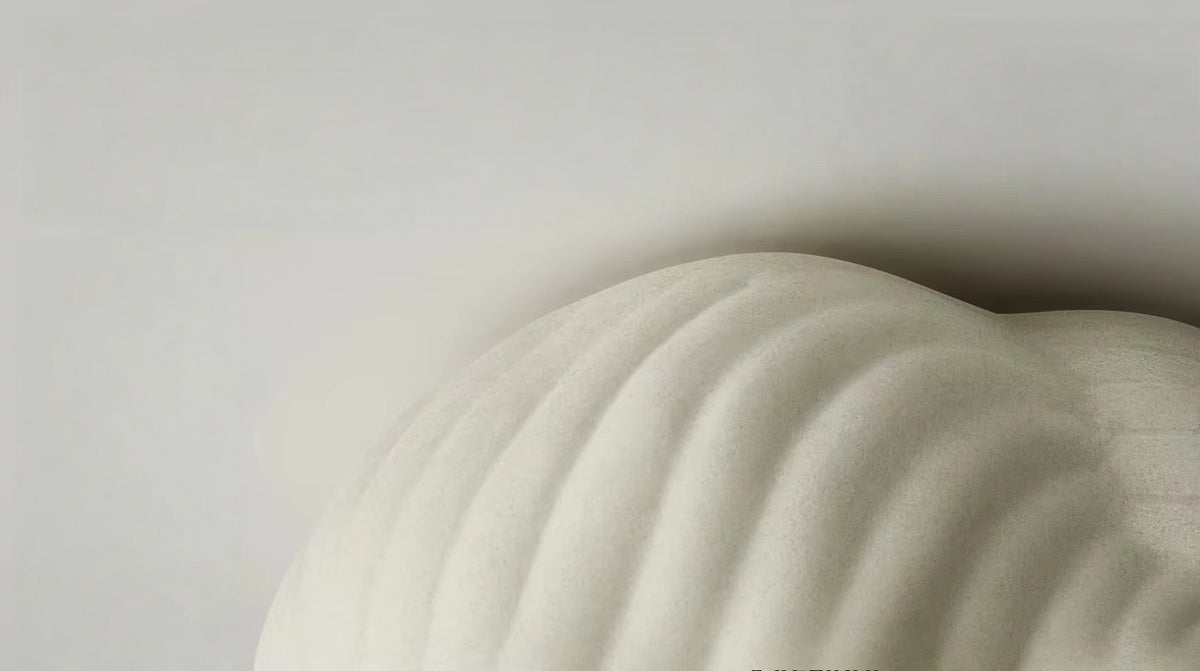 Nerissa Ceramic Conch Shell Ceiling Light