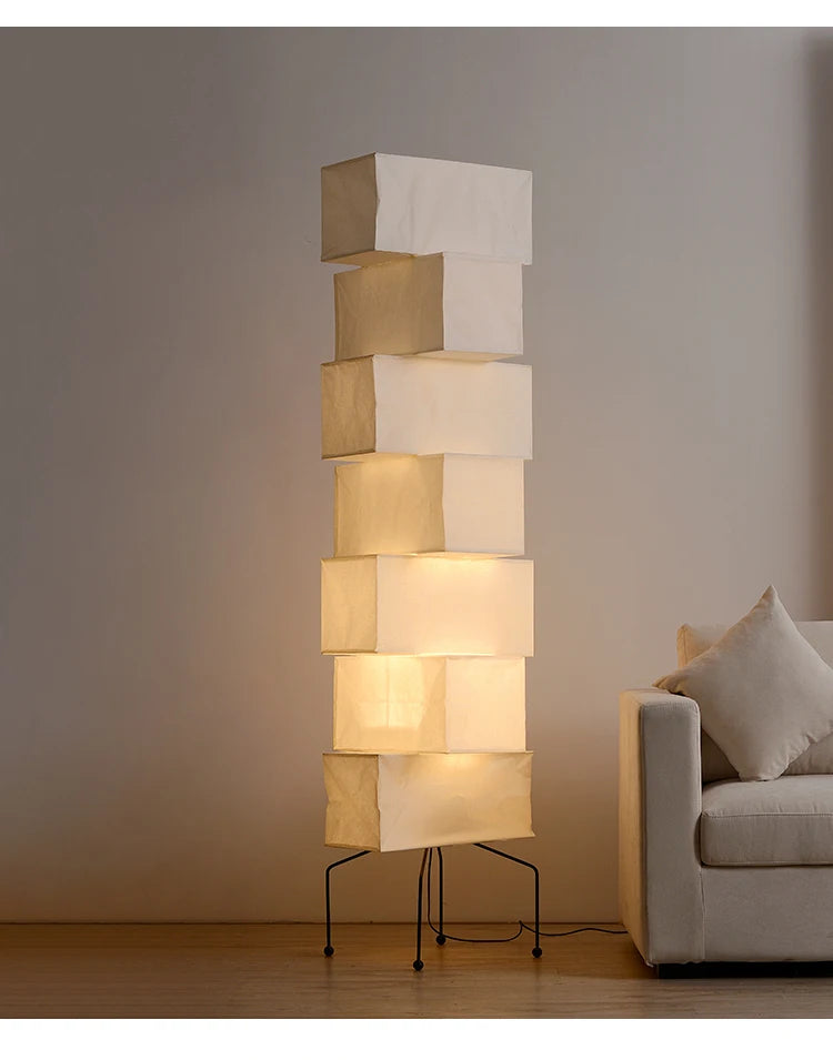 Nomi Rice Paper Floor Lamp Collection