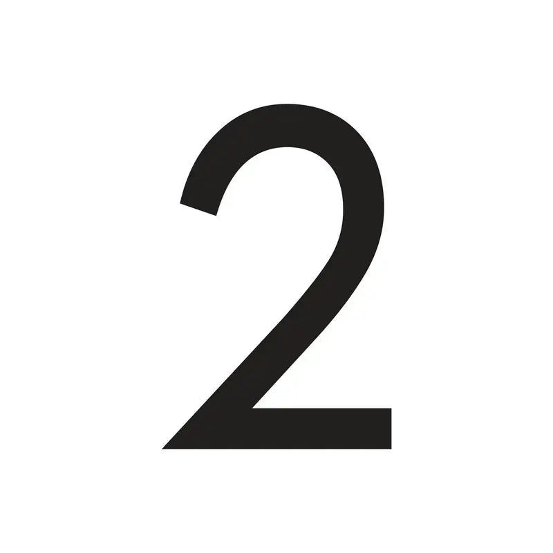 Modern Residential LED House Number Light, Outdoor & Waterproof