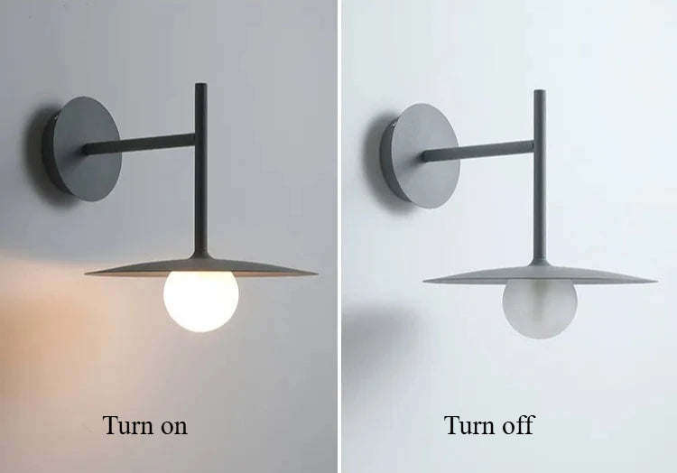 Nolan Minimalist Metal Wall Sconce