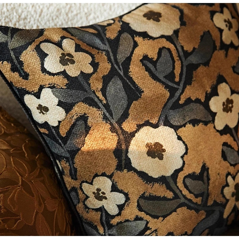 Antique Tibetan Tiger Motifs Decorative Pillow case