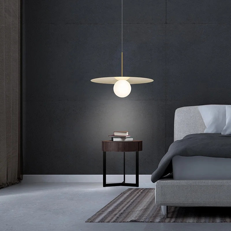 Orion Disc Globe Pendant Light
