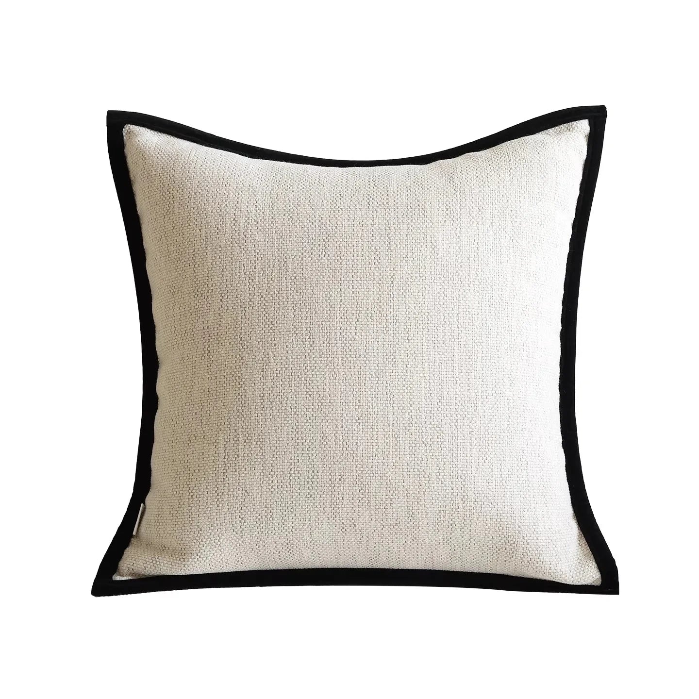 Black Velvet Cushion Cover With Butterfly Embroidery