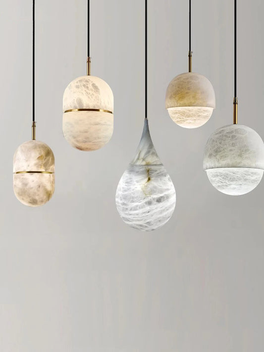 Atelier Alabaster Pendant Light Collection