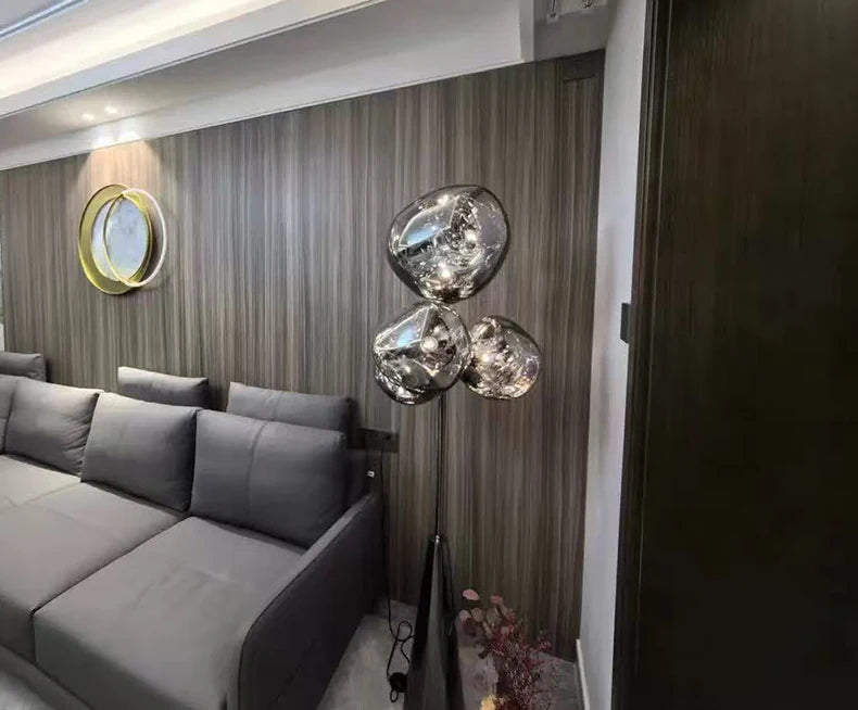 Tambora Lava Floor Lamp, Bulb Version