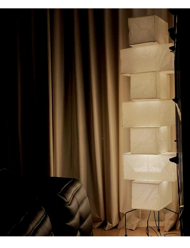 Nomi Rice Paper Floor Lamp Collection